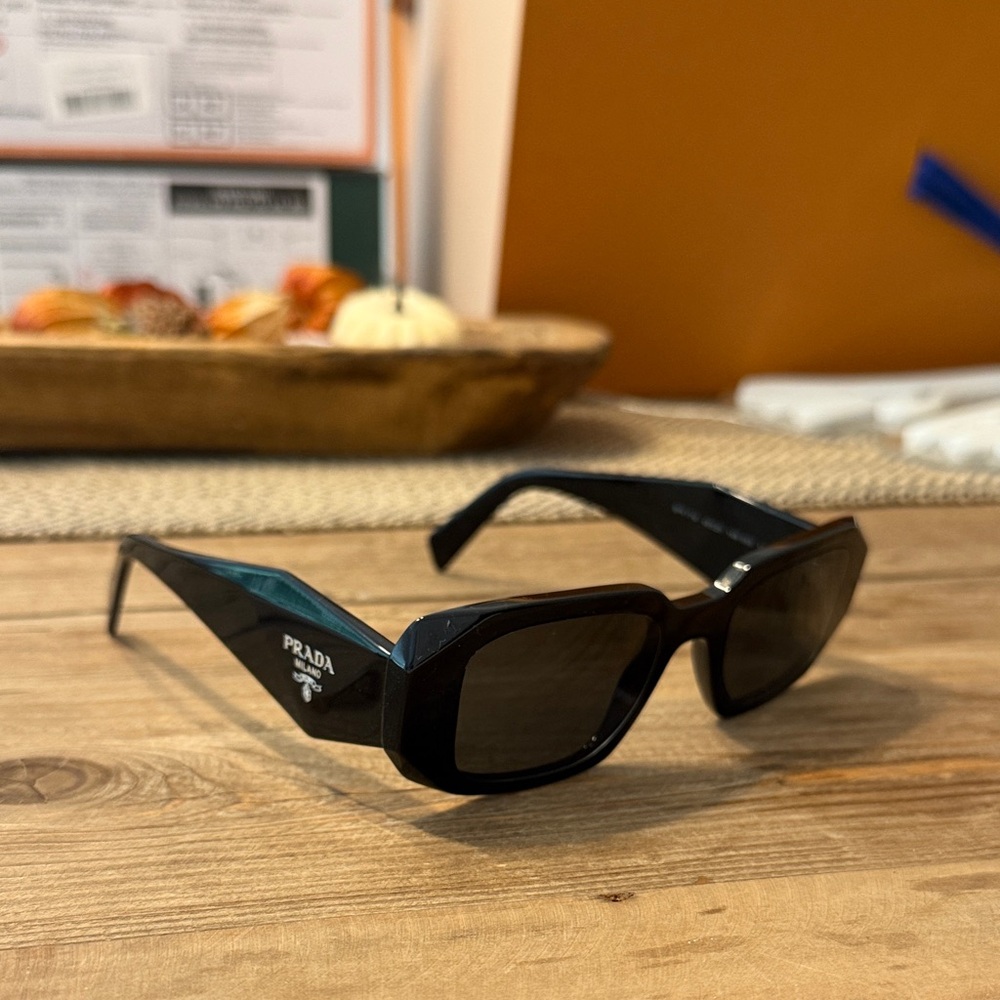 Prada Dark-Tinted Black Sunglasses